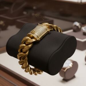 Chunky 14MM Iced Miami Cuban Bracelet